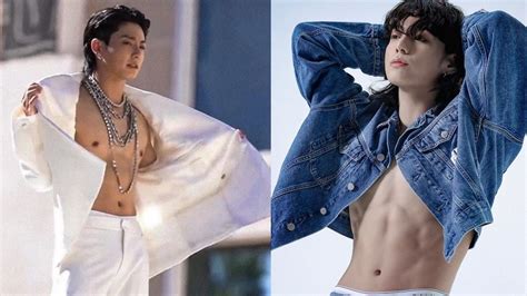 BTS sin camisa: las fotos más sensuales de sus。